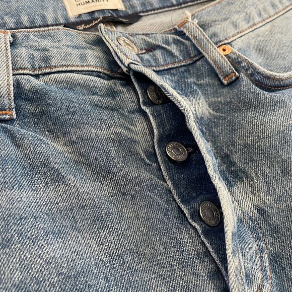 Citizens of Humanity Emerson Slim Boyfriend Jeans in Meadow Blue - Size: 29 - Picture 6 of 10